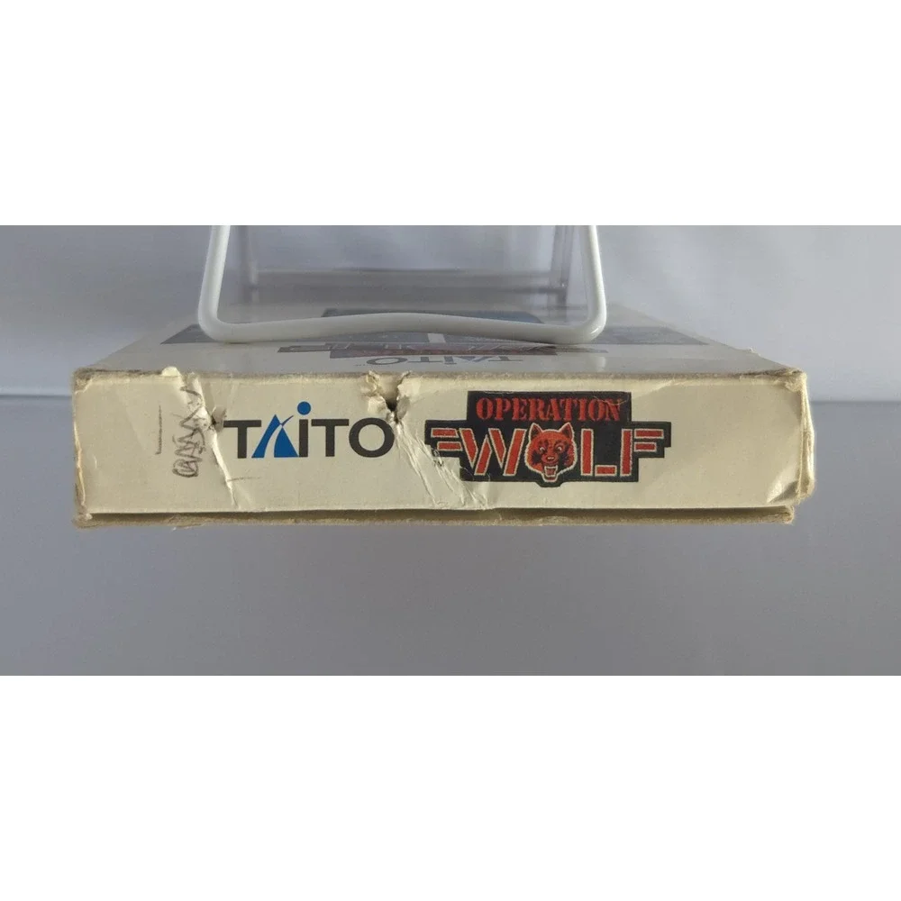 Operation Wolf - Nintendo - NES - CIB - 11 Stamp - Tested and Working